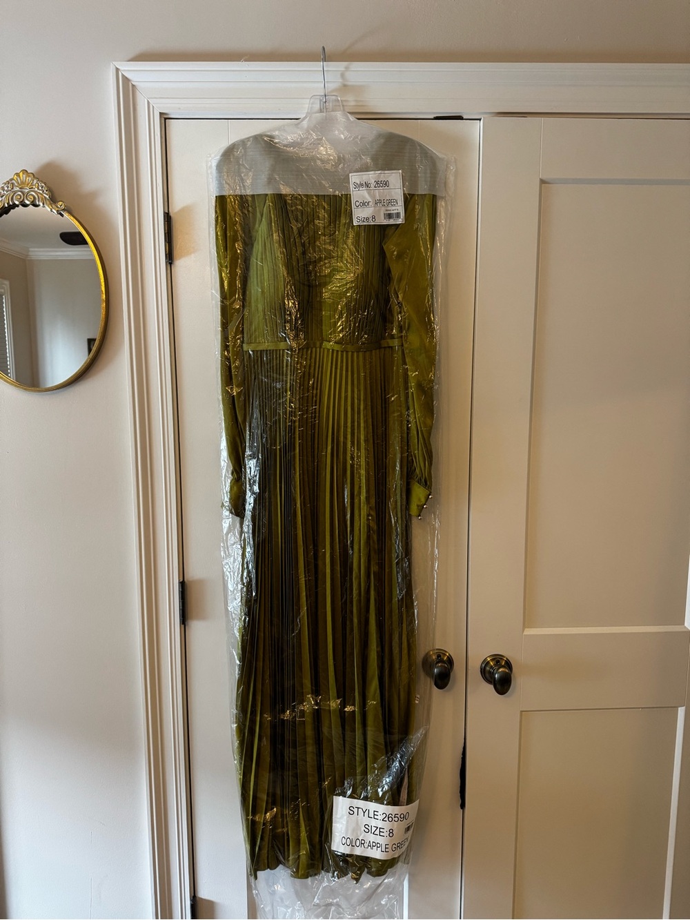 Mac Duggal Apple Green Gown
